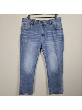 Peter Manning Mens Standard Fit Denim Jeans Size 36x28 Blue Stretch Everyday
